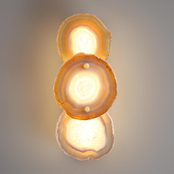 7065/10WLB L-VISION ODL25 Настенный светильник бронзовый/металл/акрил/темный агат IP20 LED 10W 3000K 220V AGATE