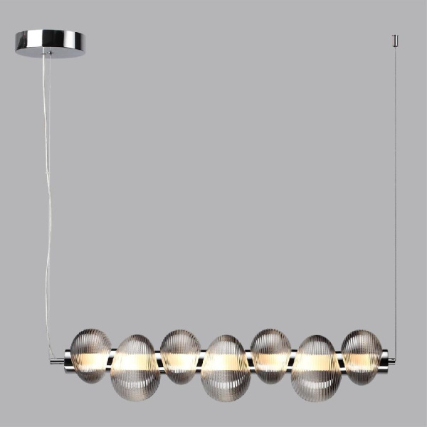 5096/24L L-VISION ODL25 419 хром/дымчатый градиент/металл/стекло Подвес линейный LED 24W 4000K 1948Лм BRUCO