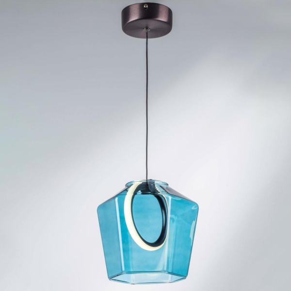 796115 Люстра CARAMELLO LED 6W 110LM КОФЕЙНЫЙ/ГОЛУБОЙ 3000K