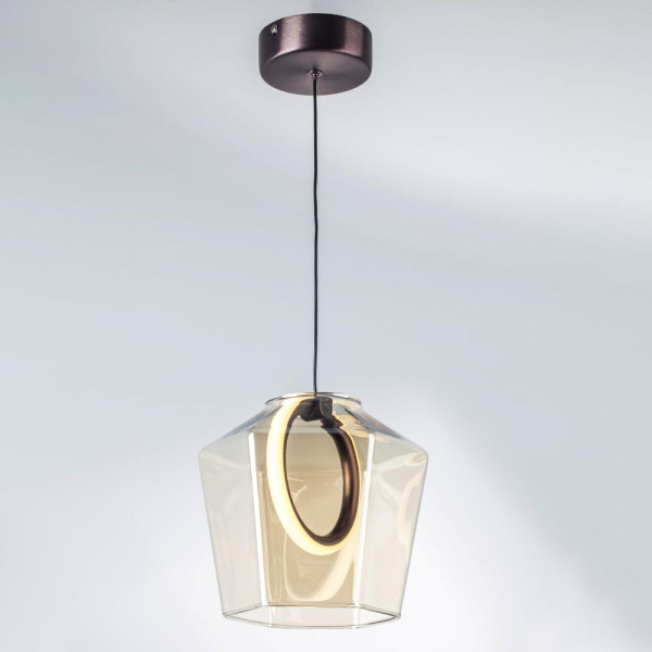 796113 Люстра CARAMELLO LED 6W 110LM КОФЕЙНЫЙ/КОНЬЯК 3000K