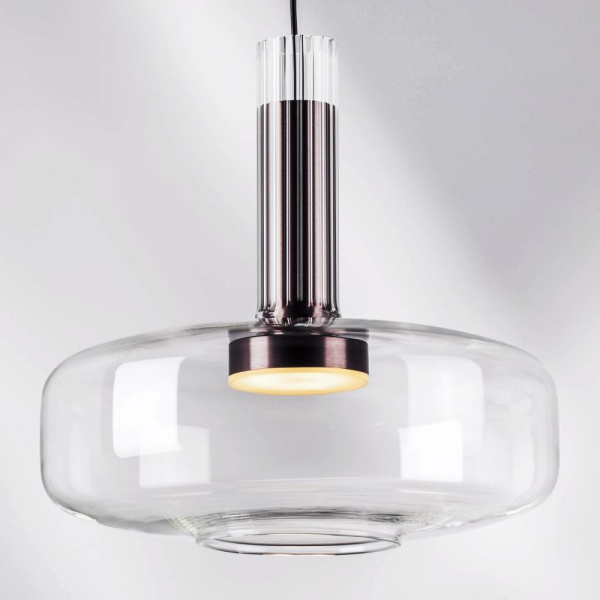 792110 Люстра DISCO 6W LED 300LM БЕЛЫЙ/ПРОЗРАЧНЫЙ 3000K