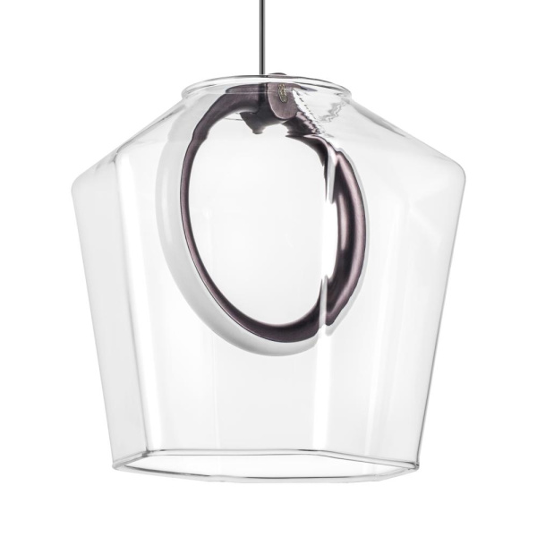 796110 Люстра CARAMELLO LED 6W 130LM КОФЕЙНЫЙ/ПРОЗРАЧНЫЙ 3000K