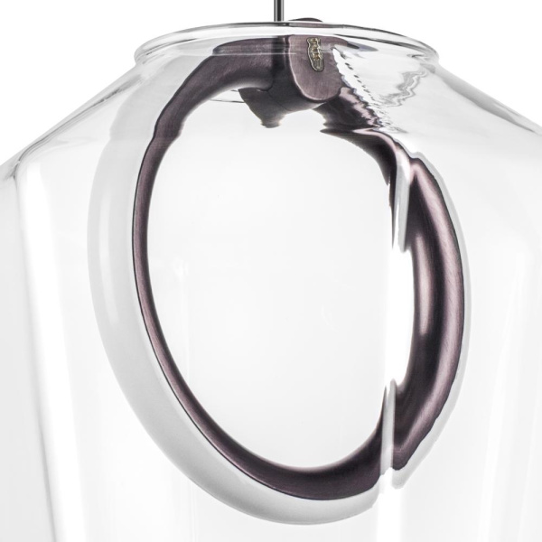 796110 Люстра CARAMELLO LED 6W 130LM КОФЕЙНЫЙ/ПРОЗРАЧНЫЙ 3000K