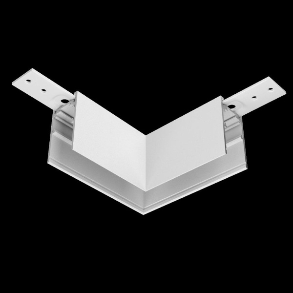 Коннектор угловой Exility накладной белый