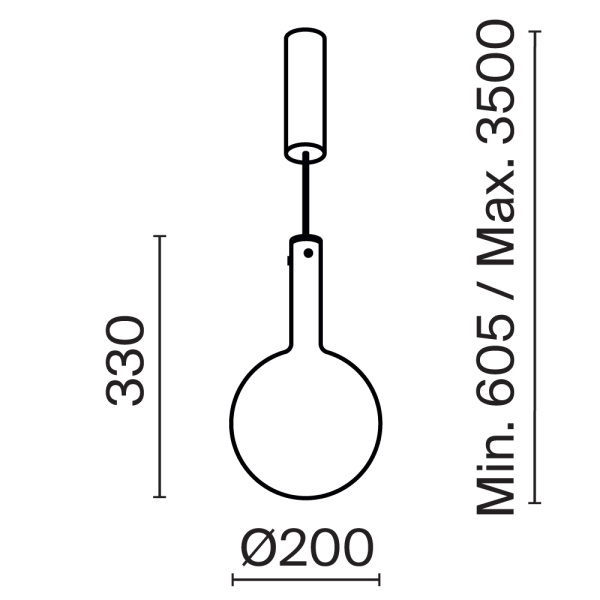 Подвесной светильник Maytoni MOD182PL-L4W3K