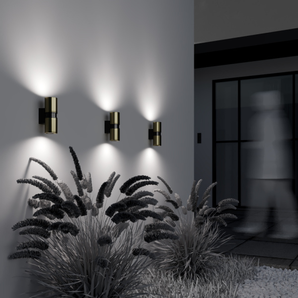 Настенный светильник (бра) Outdoor O582WL-02BS