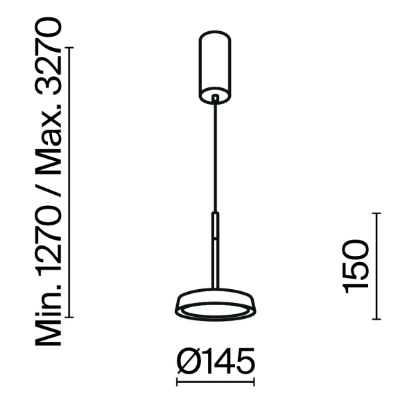 Подвесной светильник Maytoni MOD041PL-L15GB3K
