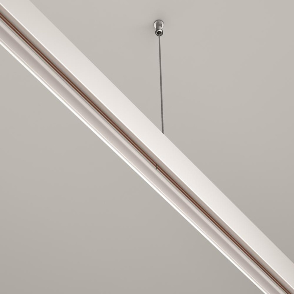 Коннектор прямой Exility накладной белый