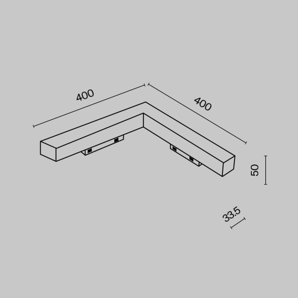 Трековый светильник Technical TR078-2-24W3K-B