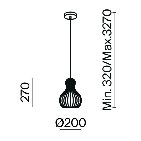Подвесной светильник Maytoni MOD192PL-01W