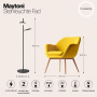 Напольный светильник (торшер) Maytoni MOD070FL-L12B3K
