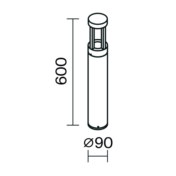 Ландшафтный светильник Outdoor O458FL-L9GF3K