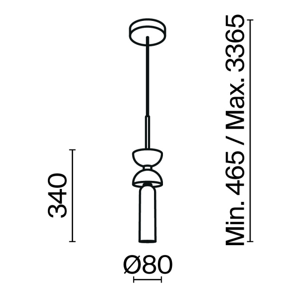 Подвесной светильник Maytoni MOD178PL-01GR