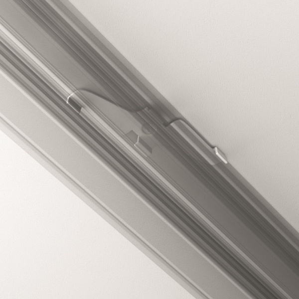 Фиксатор для накладного монтажа Exility белый