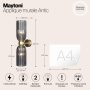 Настенный светильник (бра) Maytoni MOD302WL-02GR