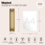 Настенный светильник (бра) Maytoni MOD410WL-L12BS3K