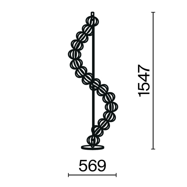 Напольный светильник (торшер) Maytoni MOD216FL-L38G3K