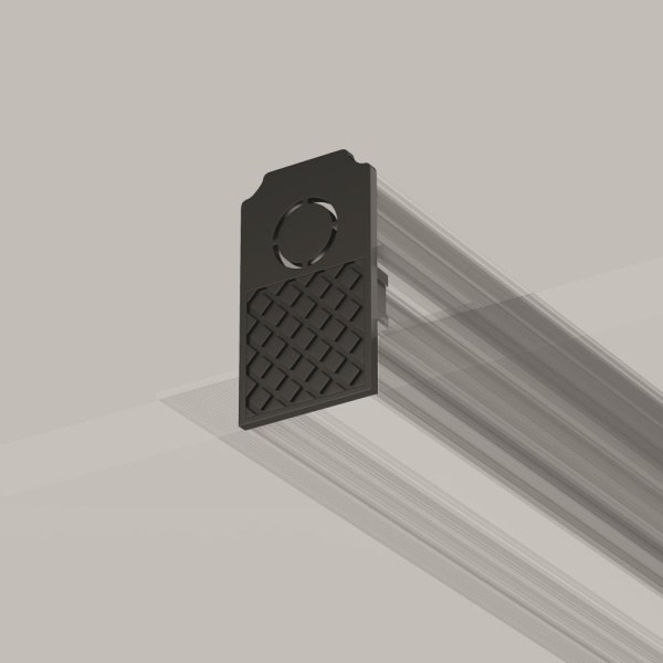 Заглушки к встраиваемому шинопроводу Exility 2 шт. черный