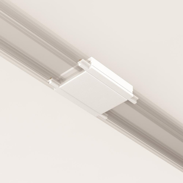 Коннектор питания прямой Radity белый