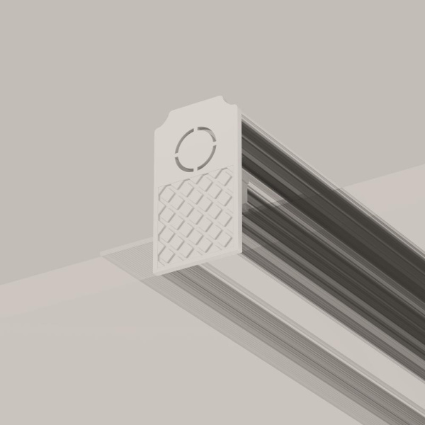 Заглушки к встраиваемому шинопроводу Exility 2 шт. белый