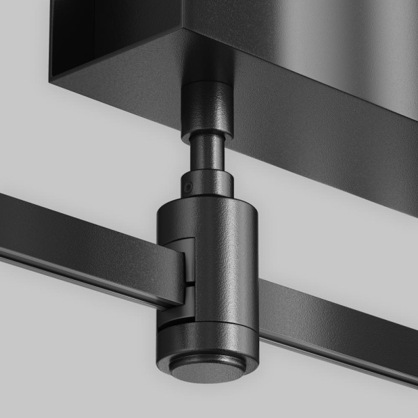 Основание потолочное Short для блока питания с вводом питания Flarity черный