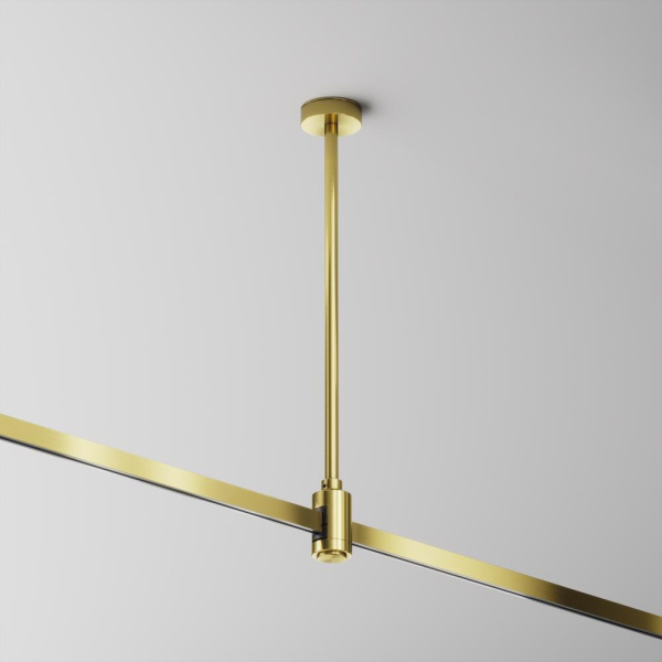 Крепление потолочное Medium одинарное 300мм Flarity латунь