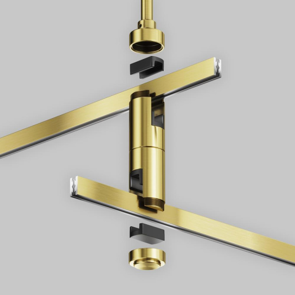 Крепление потолочное Medium двойное 300мм Flarity латунь
