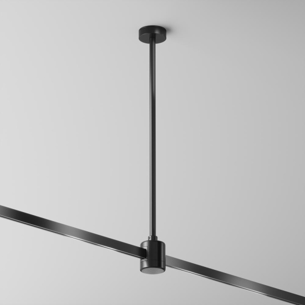 Крепление потолочное Medium 360мм с прямым коннектором питания Flarity черный