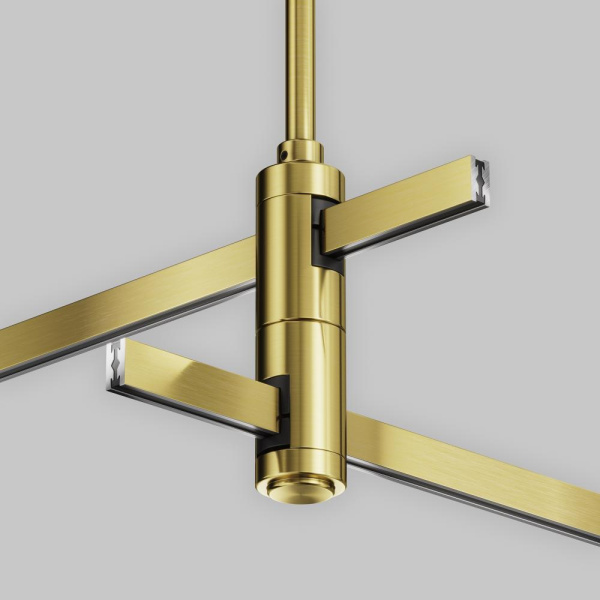 Крепление потолочное Long двойное 700мм Flarity латунь