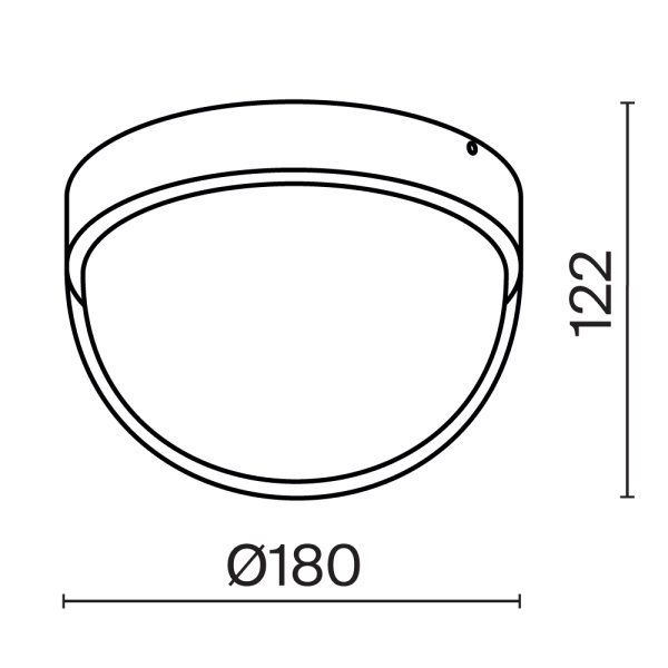 Потолочный светильник Outdoor O438CL-L12GF3K