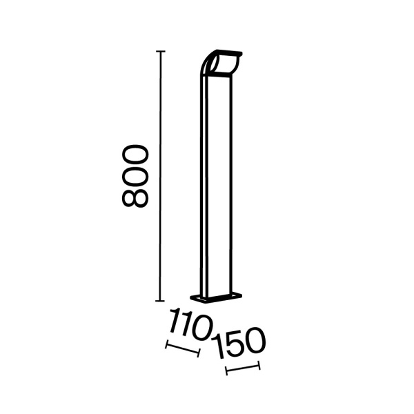 Ландшафтный светильник Outdoor O446FL-L7GF3K