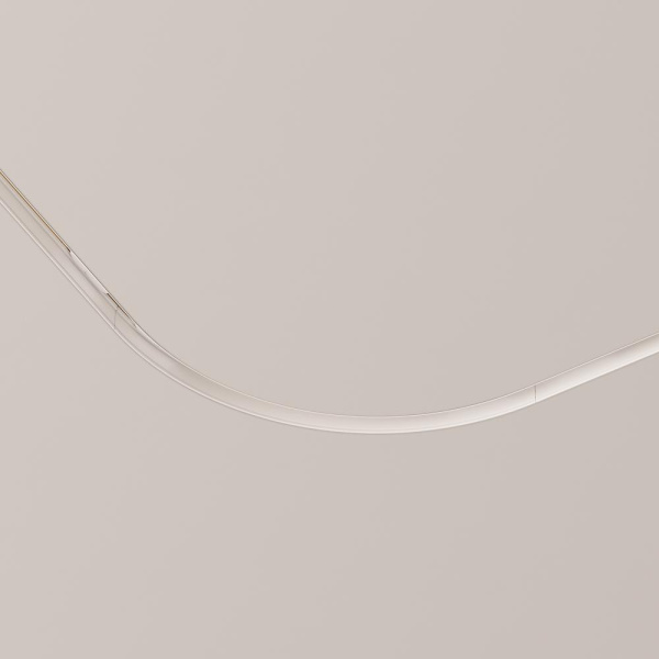 Коннектор радиусный R300 Exility встраиваемый под ГКЛ 12,5 мм, белый