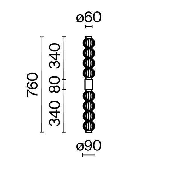 Настенный светильник (бра) Maytoni MOD555WL-L13G3K
