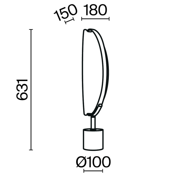 Настольный светильник Maytoni MOD281TL-L15BS3K