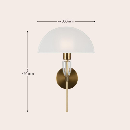 Настенный светильник (бра) Maytoni Z034WL-01BS