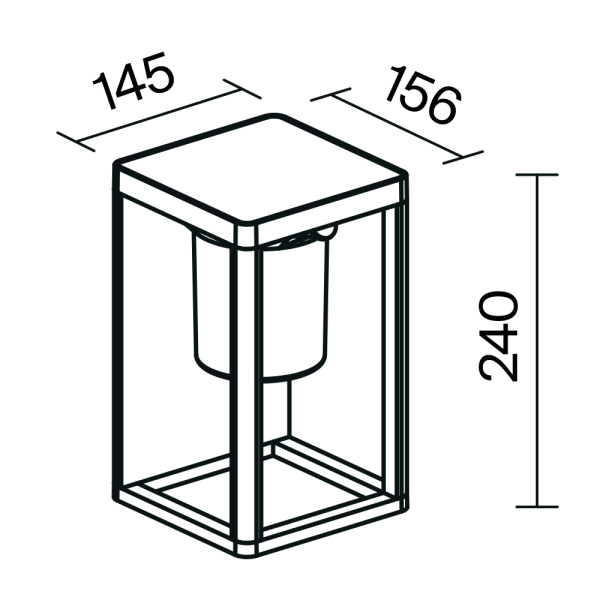 Настенный светильник (бра) Outdoor OSL457WL-L2GF3K
