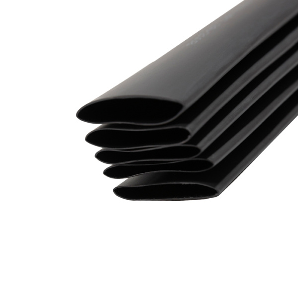 Трубка термоусаживаемая СТТК (2:1) двустенная клеевая 25,4/12,7мм, черная, упаковка 5 шт. по 1м REXANT