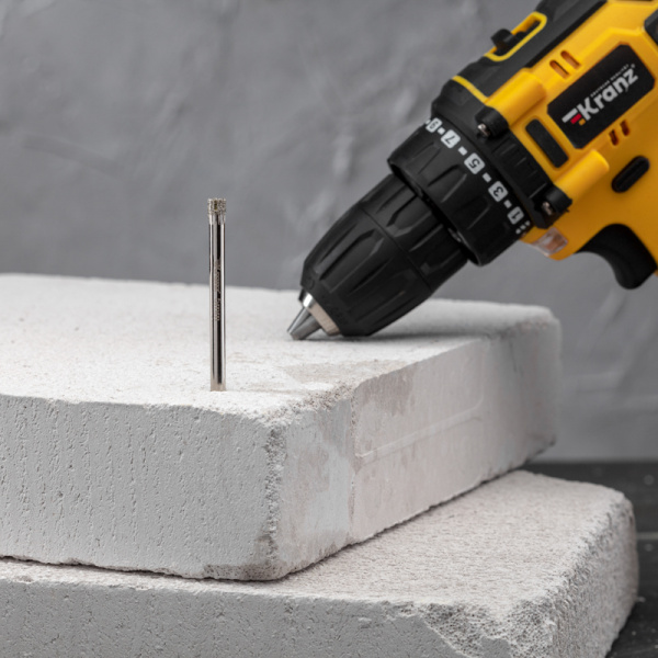 Сверло алмазное 5 мм по керамограниту, керамике и стеклу KRANZ