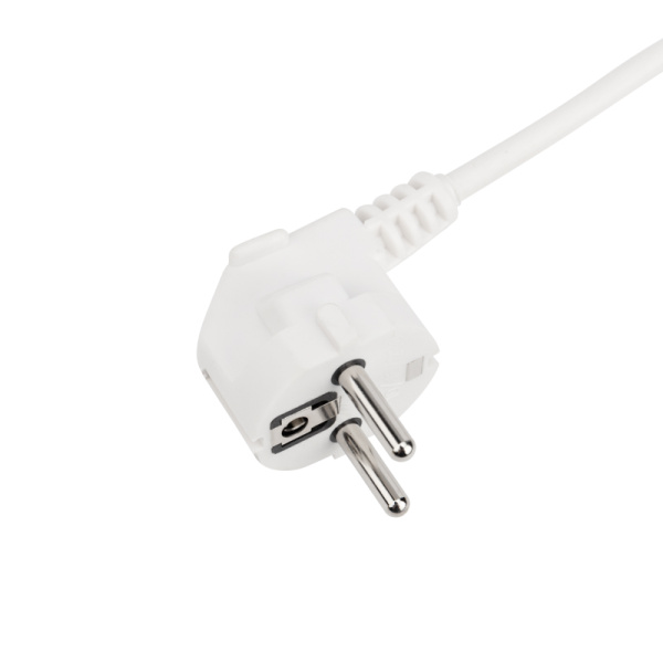 Удлинитель 3 гнезда, 1,5м, 3х0,75мм², с/з, с кнопкой, белый PROconnect