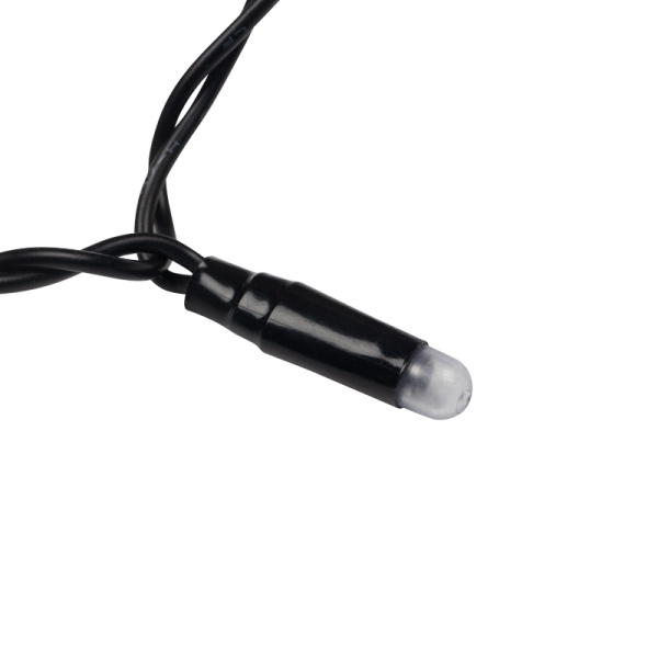 Гирлянда светодиодная Занавес 2х0,8м 160 LED ТЕПЛЫЙ БЕЛЫЙ черный ПВХ IP65 эффект мерцания 230В нужен блок 303-500 NEON-NIGHT