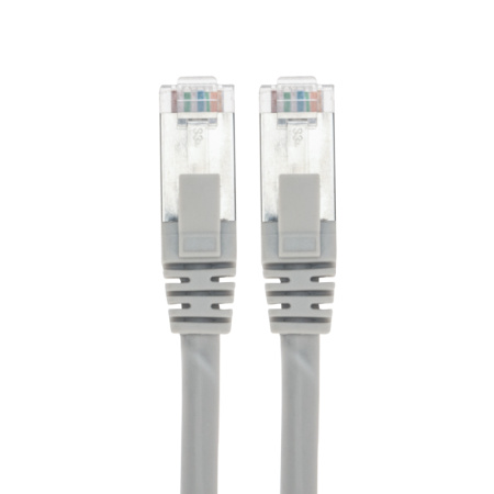 Патч-корд S/FTP, CAT 6A (10G), RJ45-RJ45, 28AWG, LSZH, серый, 5м REXANT