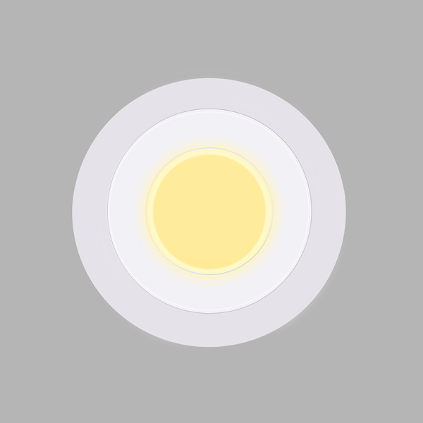 Светильник светодиодный накладной REXANT Aurora&Sunset Wave с изменяемой цветовой температурой и регулируемой мощностью 4х2W, 2700-6500 К LED