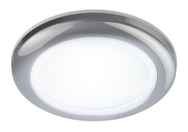 WR1 CH Светильник ЭРА влагозащищенный MR16,12V/220V, 50W  хром (100/2400)