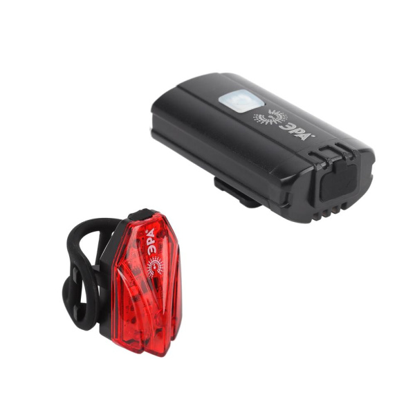 Велосипедный фонарь светодиодный ЭРА VA-801 2 в 1 аккумуляторный, передний, CREE XPG + подсветка SMD, micro USB, 800mA/ч