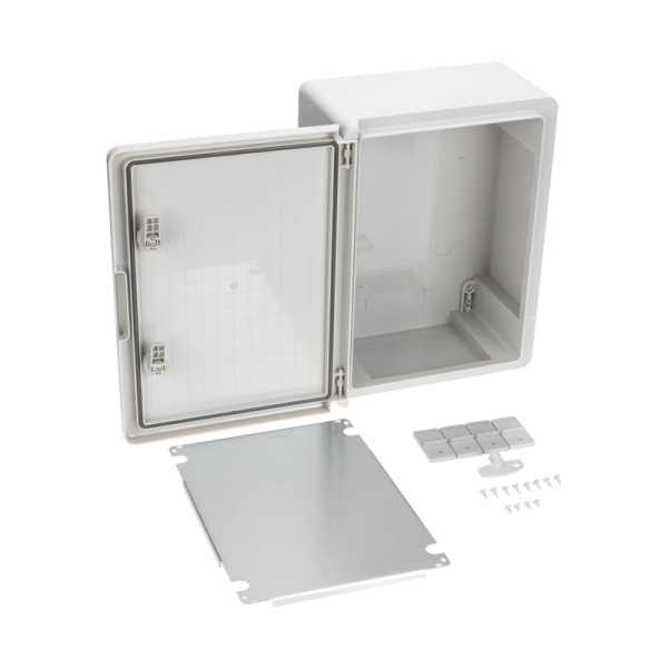 Корпус пластиковый ЩМПп с монтажной панелью 400х300х170мм, ABS, УХЛ1, IP65 REXANT