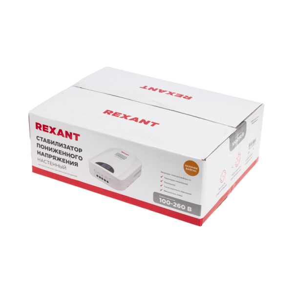 Стабилизатор пониженного напряжения настенный REX-WR-5000 REXANT