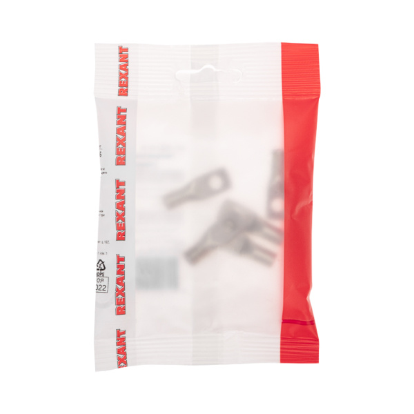 Наконечник медный луженый ТМЛ-Р 16–6 (16мм² - Ø6мм) (в упак. 5 шт.) REXANT