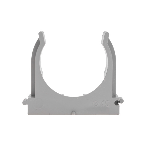 Крепеж-клипса для трубы ø40мм, серая (30 шт/уп) REXANT