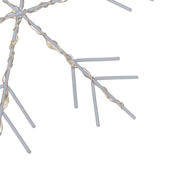 Гирлянда Светодиодный занавес из росы с фигурами Снежинок БЕЛЫЙ IP20 USB + пульт управления NEON-NIGHT