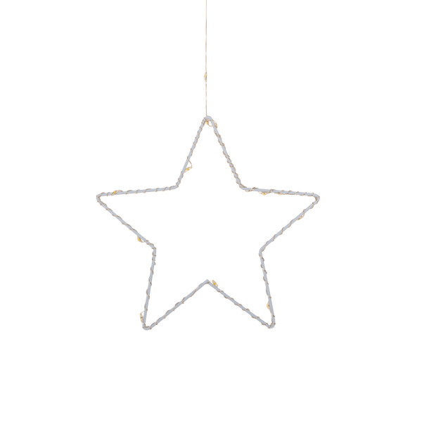 Гирлянда Светодиодный занавес из росы с фигурами Звезд ТЕПЛЫЙ БЕЛЫЙ IP20 USB + пульт управления NEON-NIGHT